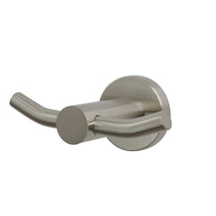 Modern National Mirage Double Robe Hook Brushed Nickel