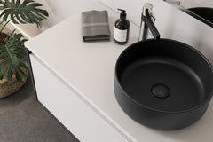 Adp Margot Matte Black Above Counter Basin