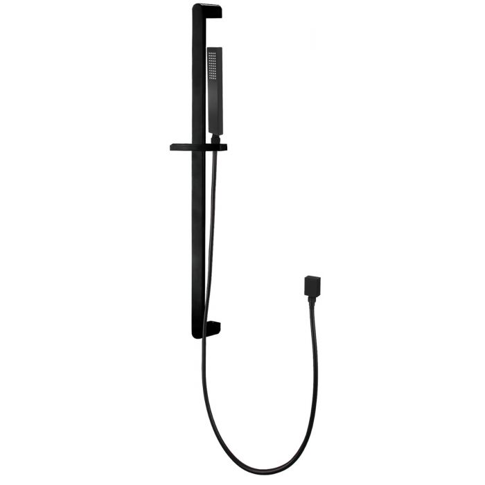 Modern National Eva Shower and Rail Matte Black