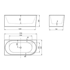 Ins Corner Freestanding Bath