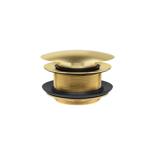 Linsol EzyFlow 40MM Pop-up Plug & Waste Brushed Brass