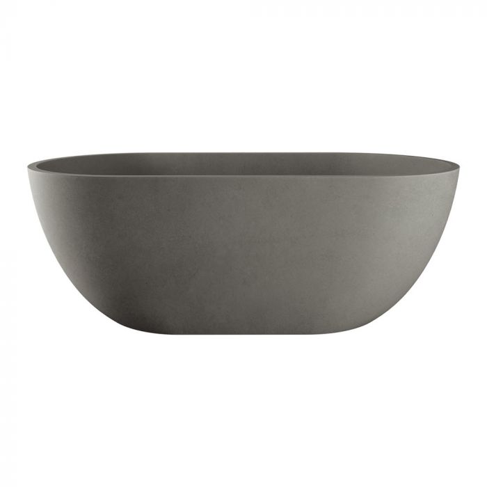 Fienza Jada 1500mm x 750mm Warm Grey Concrete Bath