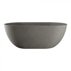 Fienza Jada 1500mm x 750mm Warm Grey Concrete Bath