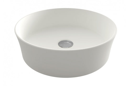 Fino Round 382 Above Counter Basin - Matte White