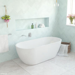 Fienza Koko 1680mm Freestanding Acrylic Bath