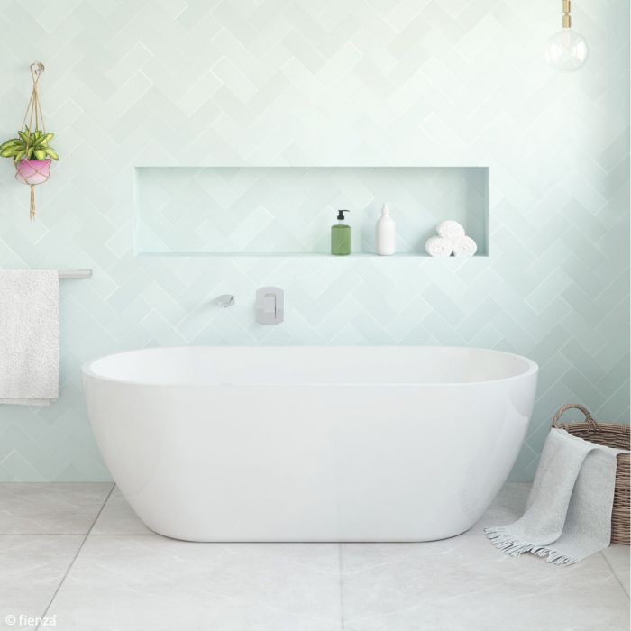 Fienza Koko 1680mm Freestanding Acrylic Bath