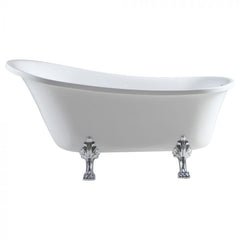 Fienza Clawfoot Freestanding Bath - Chrome Feet