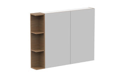 Adp Glacier Shelf Mirrored Cabinet 1050