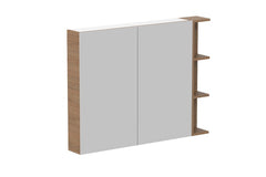 Adp Glacier Shelf Mirrored Cabinet 1050