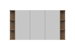 Adp Glacier Shelf Mirrored Cabinet 1500