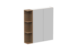 Adp Glacier Shelf Mirrored Cabinet 750