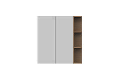 Adp Glacier Shelf Mirrored Cabinet 750