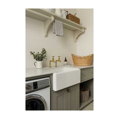 Turner Hastings Belfast 60 x 46 Fine Fireclay Butler Sink with Internal Overflow
