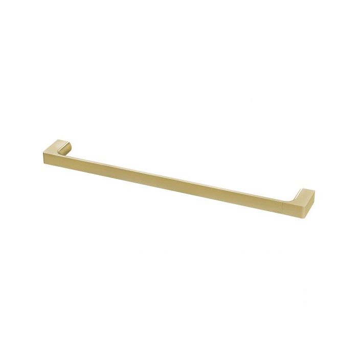 Phoenix Gloss Single Towel Rail 600mm - Brushed Gold