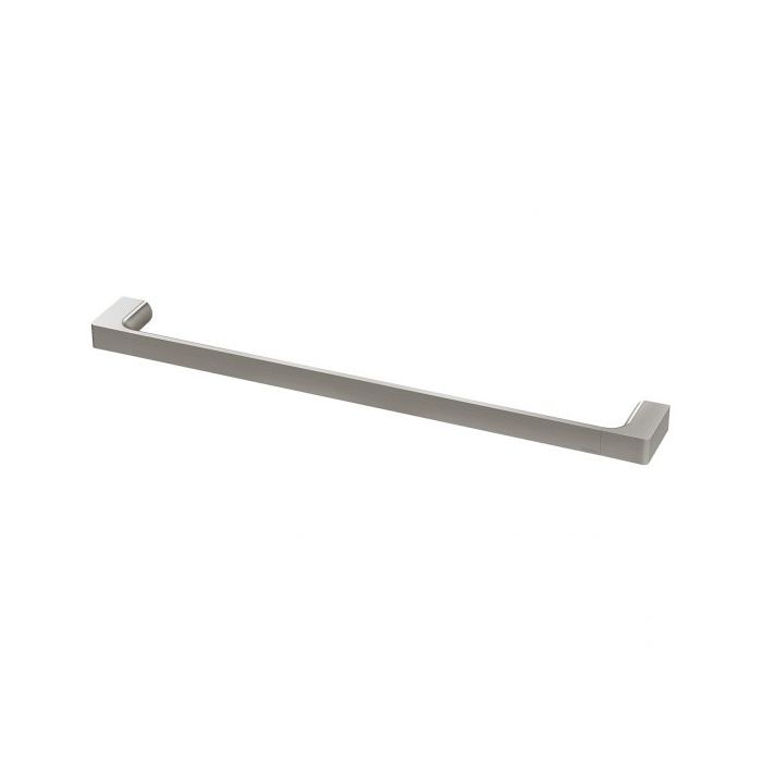 Phoenix Gloss Single Towel Rail 600mm - Brushed Nickel