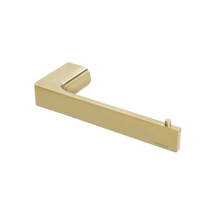Phoenix Gloss Toilet Roll Holder - Brushed Gold