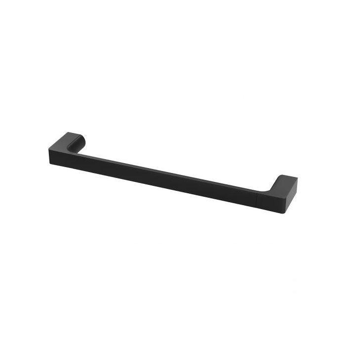 Phoenix Gloss Hand Towel Rail - Matte Black