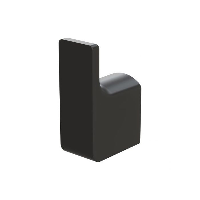 Phoenix Gloss Robe Hook - Matte Black