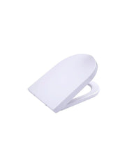 Haron Vogue D Shape White Toilet Seat Slow Close Quick Release Hinges TS-2190