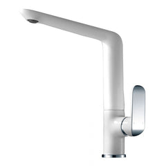 Ikon Kara Sink Mixer White and Chrome