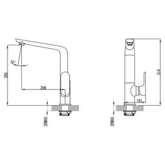 Ikon Banda Sink Mixer