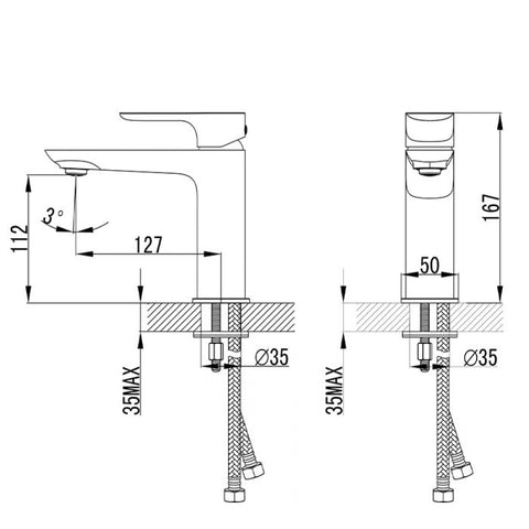 Ikon Banda Basin Mixer