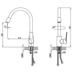 Ikon Sulu Sink Mixer