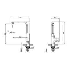 Ikon Seto Sink Mixer Chrome