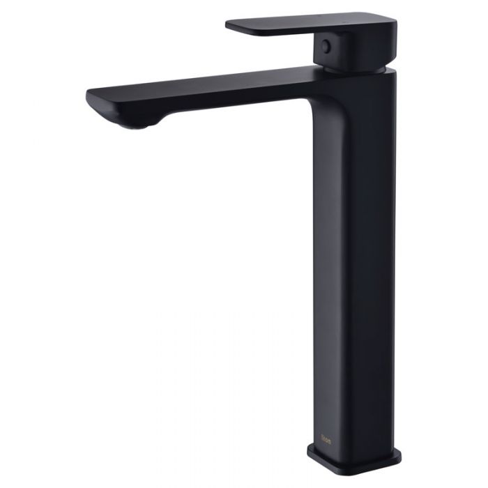 Ikon Seto High Rise Basin Mixer Matt Black