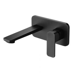 Ikon Seto Wall Combination Mixer Matte Black