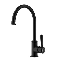 ACL Clasico Gooseneck Sink Mixer - Matte Black
