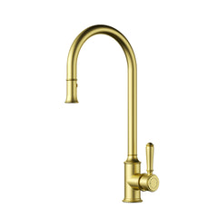 ACL Clasico Sink Mixer Pull-Out - Brushed Gold