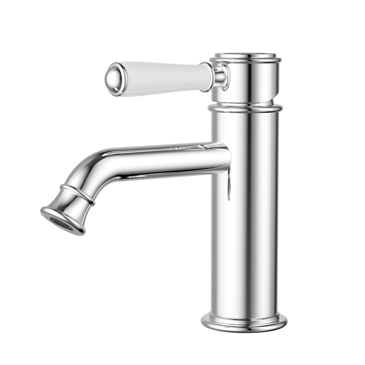 ACL Clasico Basin Mixer with Ceramic Handle - Chrome