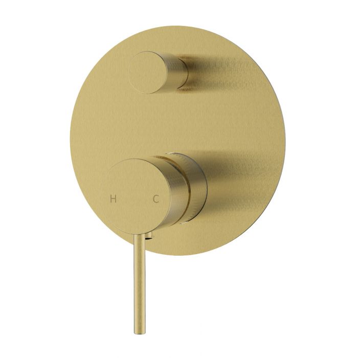 Ikon Hali Shower Mixer w/ Divertor Brushed Gold