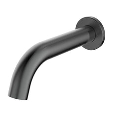 Ikon Hali Curved Bath Spout Gun Metal