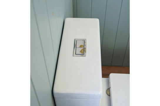 Narva Rimless Close Coupled Back to Wall Toilet Suite with Soft Close Quick Release Seat