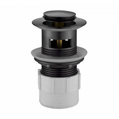 Modern National 32mm Gun Metal Plug and Waste Overflow