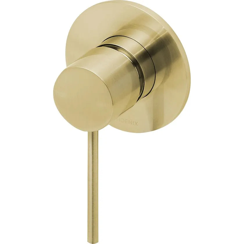 Phoenix Vivid Slimline Shower Mixer - Brushed Gold