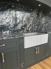 Ludlow Bridge Mixer Tap - Brushed Brass