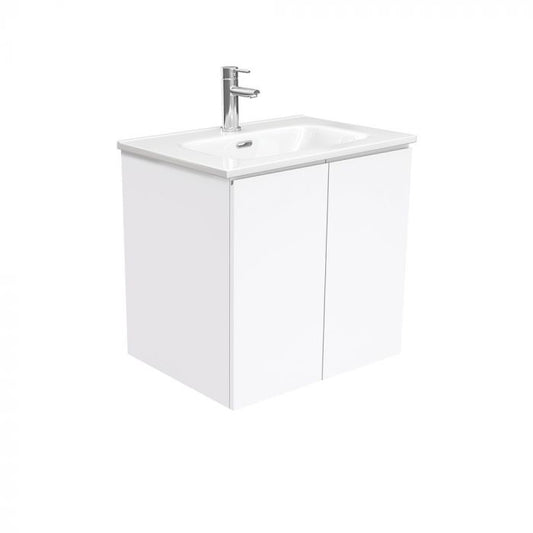 Fienza 600mm Joli Wall Hung Vanity - Gloss White