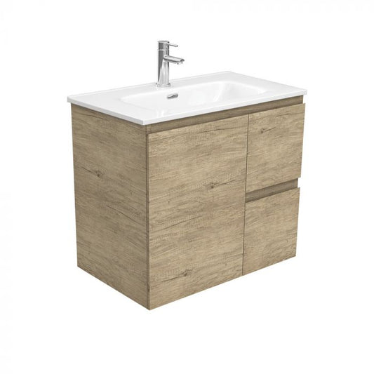 Fienza 750mm Joli Edge Scandi Oak Wall Hung Vanity