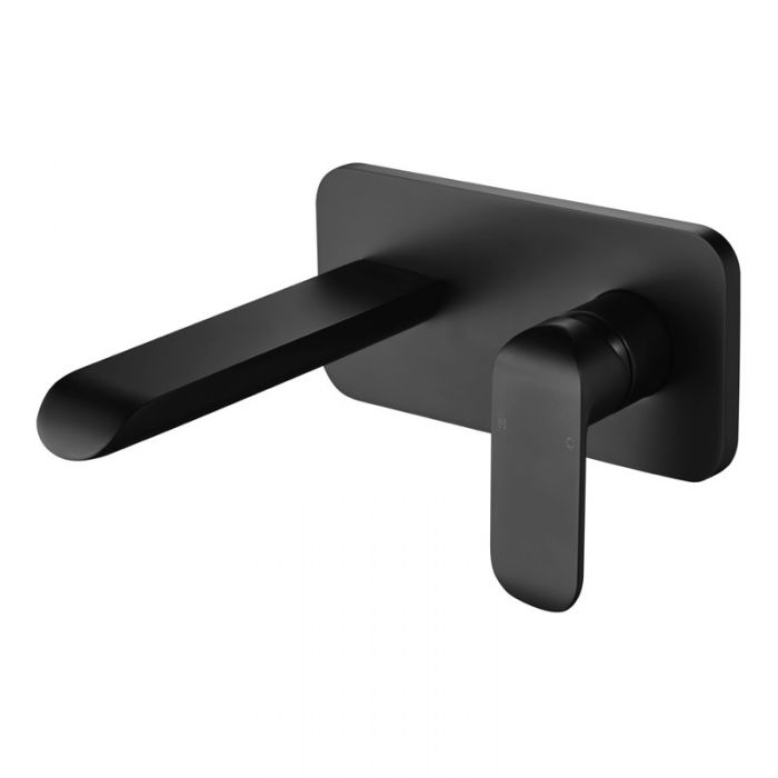 Ikon Kara Wall Combination Mixer Matt Black