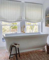 Kirkham 180 x 84 TitanCast Solid Surface Bath With Ball Feet - Gloss White