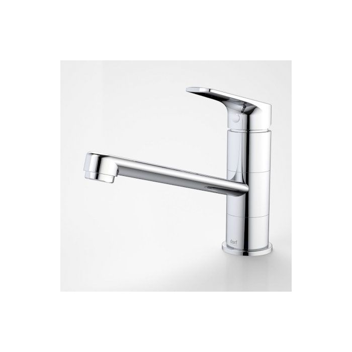 Dorf Kip Sink Mixer Chrome and Black