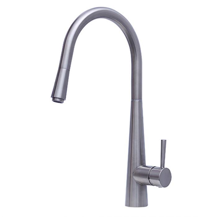 Modern National Kasper Pull Out Sink Mixer Brushed Nickel