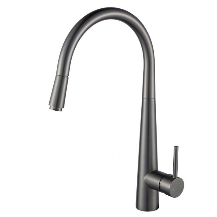 Modern National Kasper Pull Out Sink Mixer Gun Metal