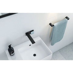 Phoenix Gloss Hand Towel Rail - Matte Black