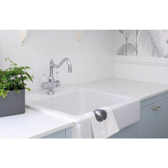 Phoenix Nostalgia Twin Handle Sink Mixer 230mm Shepherds Crook