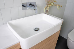 Adp Lino Gloss White Semi Recessed Basin