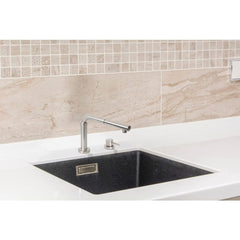 Linsol Domena Telescopic Pull Out Mixer Brushed Stainless Steel